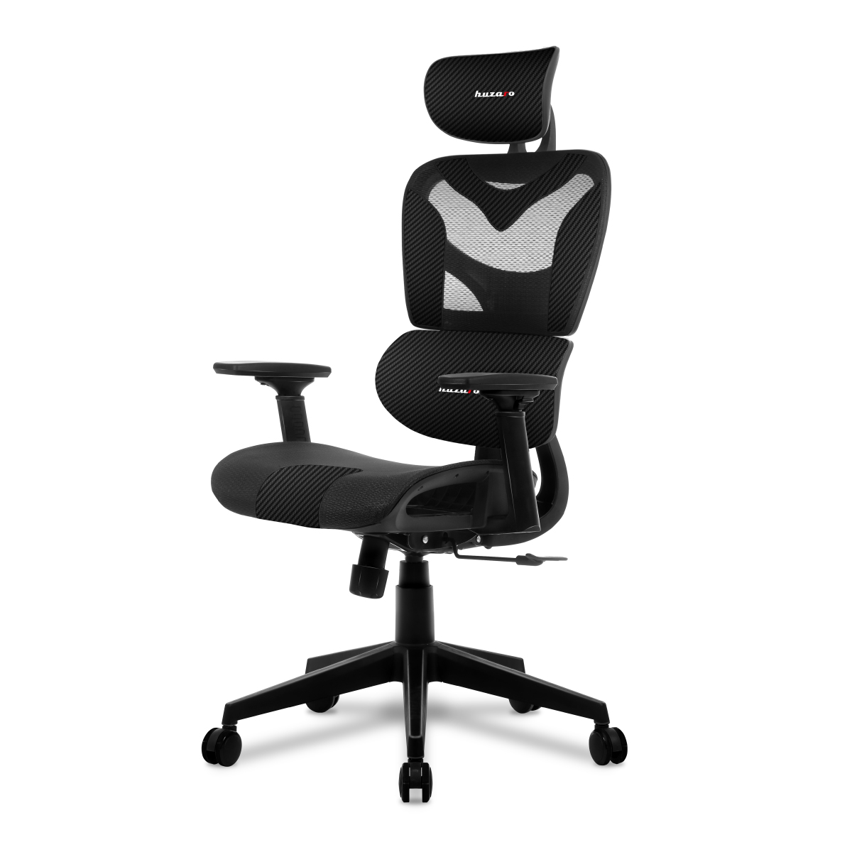Lewy skos przodu fotela gamingowego Combat 8.0 Black