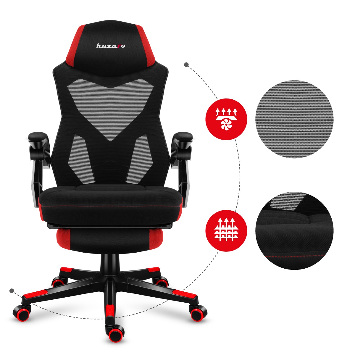 Ткани с игровым изображением Huzaro Combat 3.0 Red