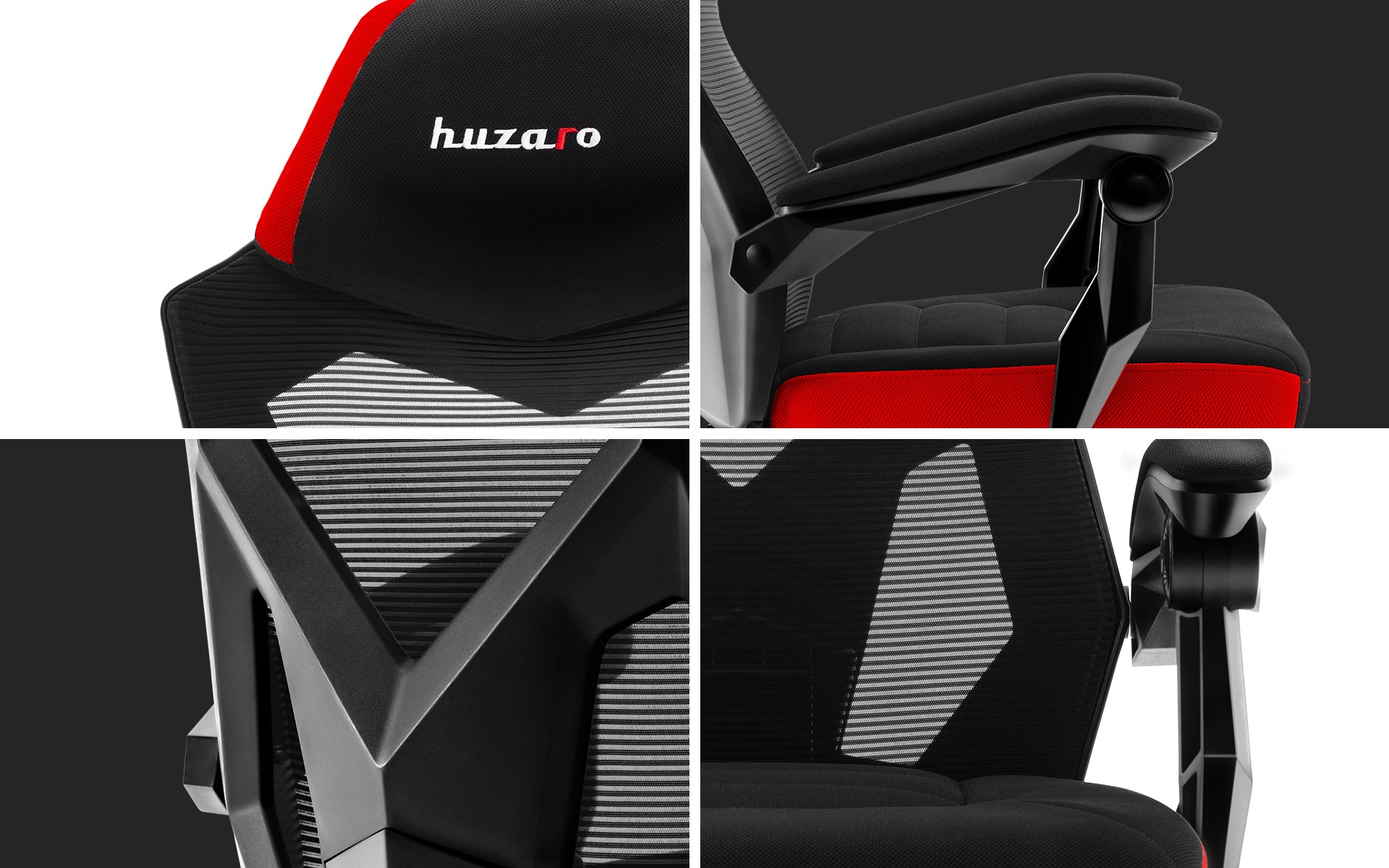 Zbliżenia fotela Gamingowego Huzaro Combat 3.0 Красный