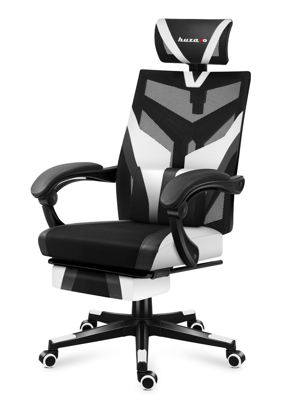 Lewy skos fotela Gamingowego Huzaro Combat 5.0 Белый