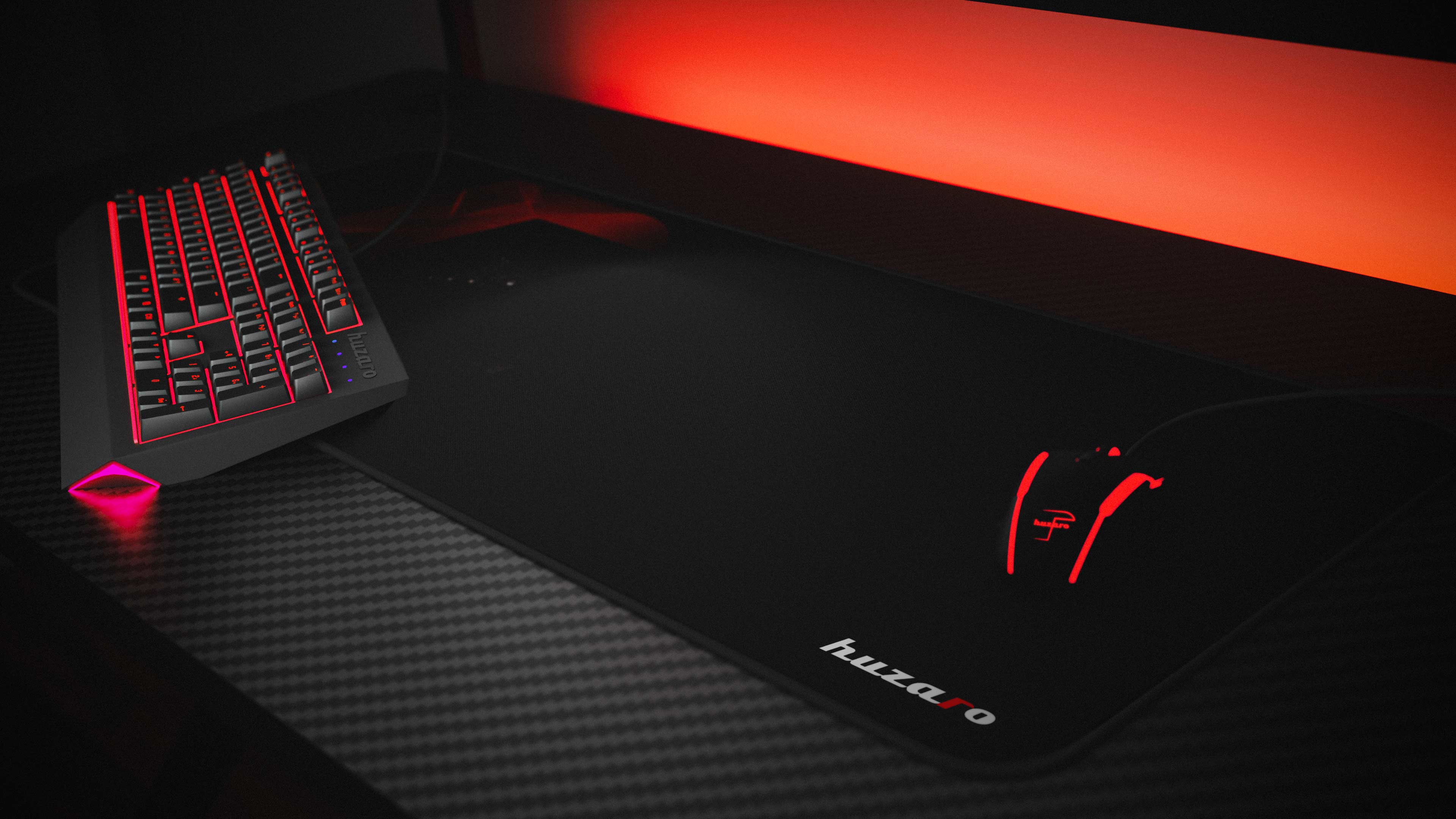 Zbliżenie na podkładkę Huzaro Mousepad 2.0 XL