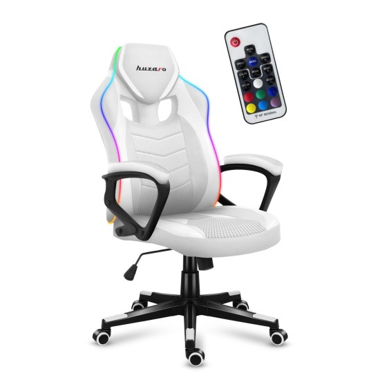 Huzaro Force 2.5 RGB White Mesh Gaming Chair — изображение 5