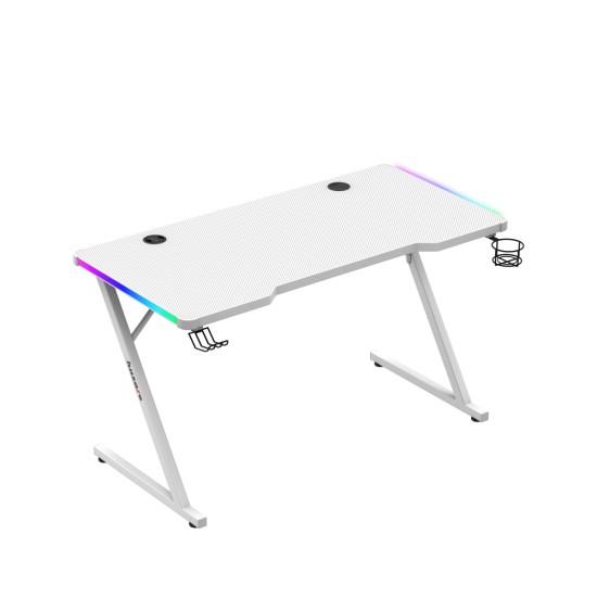 Huzaro Hero 2.5 RGB WHITE gaming desk - Image 2