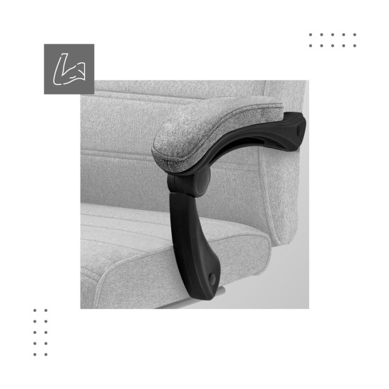 Mark Adler Boss 4.4 Grey office chair - Image 6